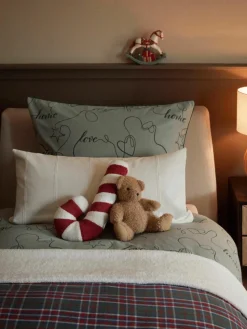 Teddy kussen Sugar in snoepstokken vorm