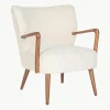 Teddy loungefauteuil Moritz met armleuningen