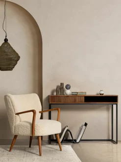 Teddy loungefauteuil Moritz met armleuningen