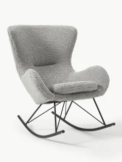 Teddy schommelstoel Wing met metalen poten