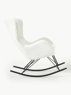 Teddy schommelstoel Wing met metalen poten