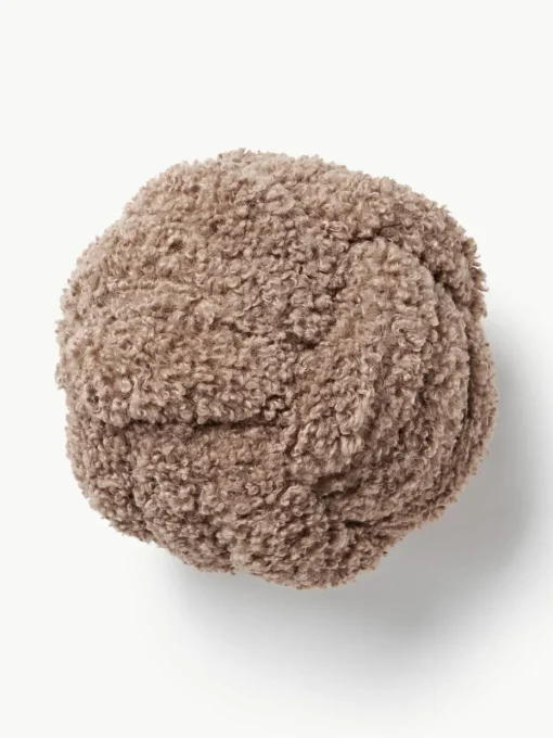 Teddy stoffen geknoopt kussen Dotty