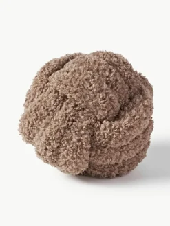 Teddy stoffen geknoopt kussen Dotty