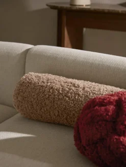 Teddy stoffen geknoopt kussen Dotty