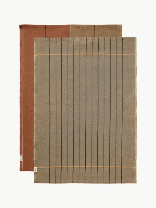 Theedoeken Ito van biokatoen, 2-delig