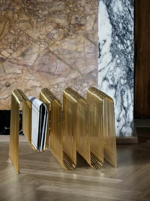 Tijdschriftenhouder Curva van metaal