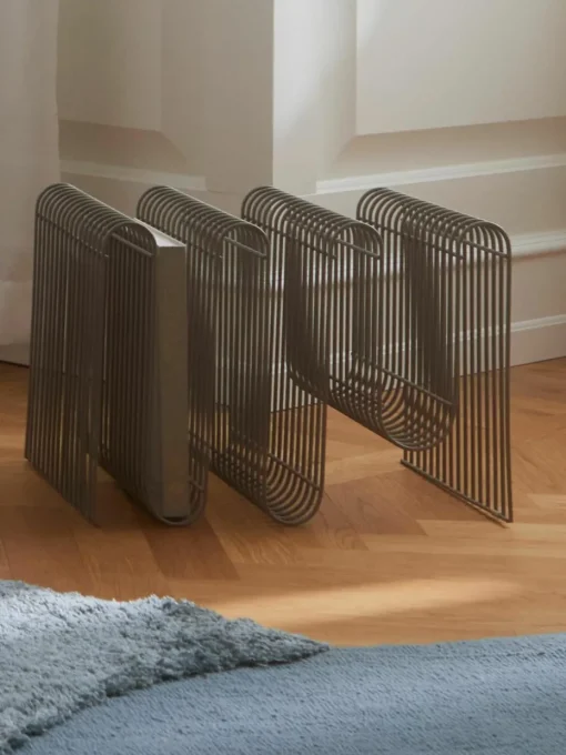 Tijdschriftenhouder Curva van metaal