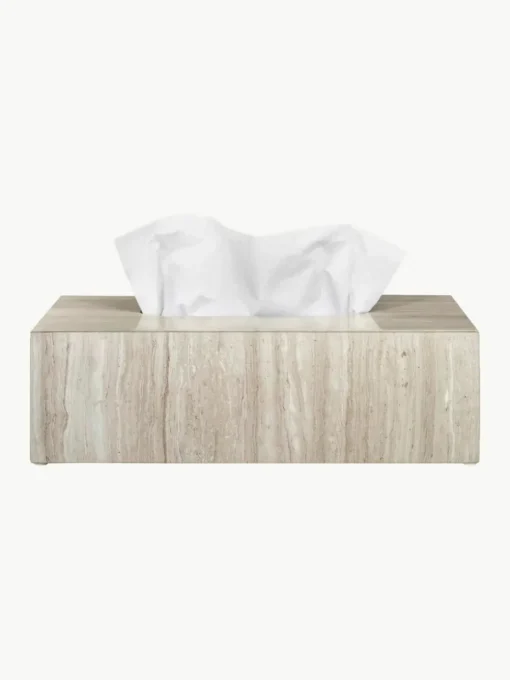 Tissuebox Lamura van marmer