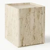 Travertin bijzettafel Pietra