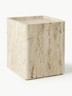 Travertin bijzettafel Pietra