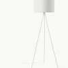 Tripod vloerlamp Cella met stoffen lampenkap