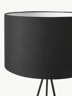 Tripod vloerlamp Cella met stoffen lampenkap