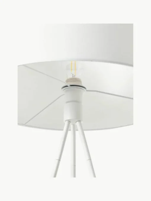 Tripod vloerlamp Cella met stoffen lampenkap