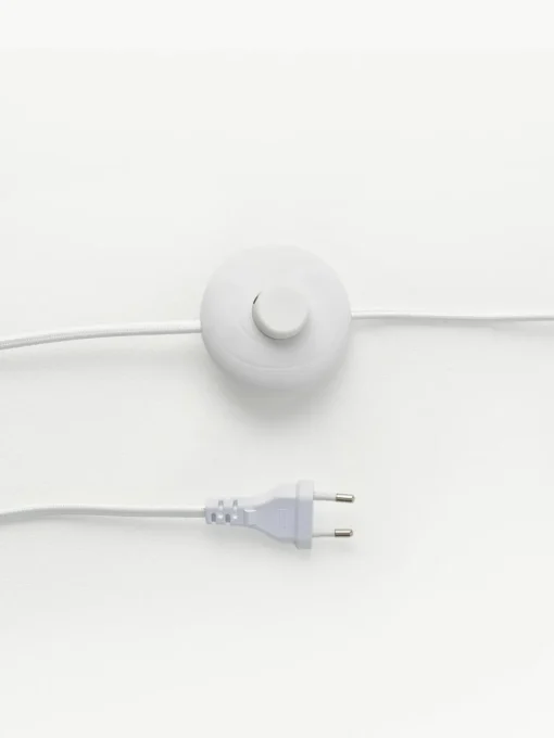 Tripod vloerlamp Cella met stoffen lampenkap
