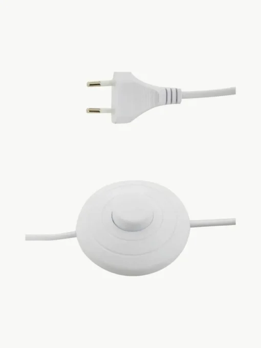 Tripod vloerlamp Cella met stoffen lampenkap