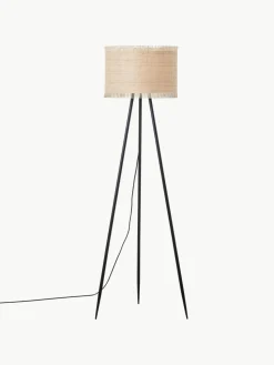 Tripod vloerlamp Raffy van zeegras