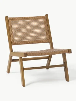 Tuin loungefauteuil Palina in houtoptiek
