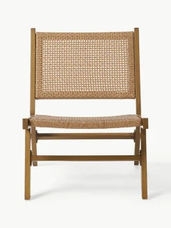 Tuin loungefauteuil Palina in houtoptiek
