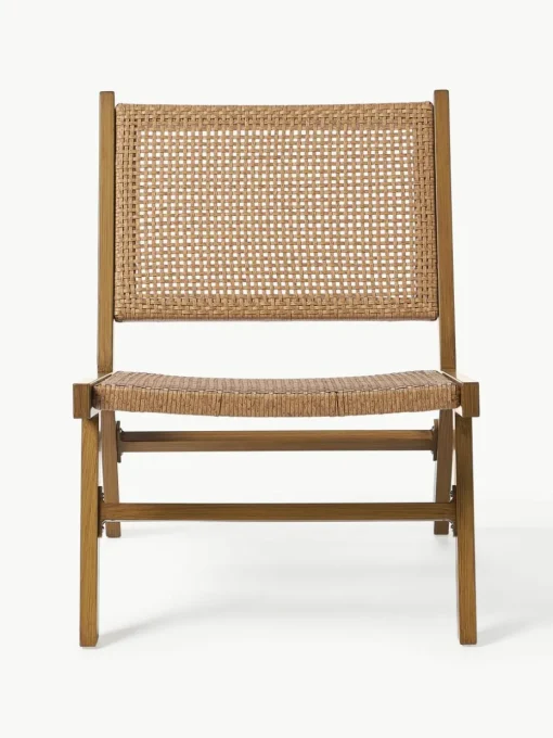 Tuin loungefauteuil Palina in houtoptiek