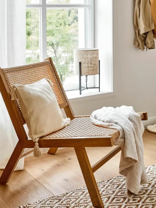 Tuin loungefauteuil Palina in houtoptiek