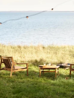 Tuin loungefauteuil Sammen van teakhout
