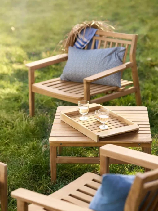Tuin loungefauteuil Sammen van teakhout