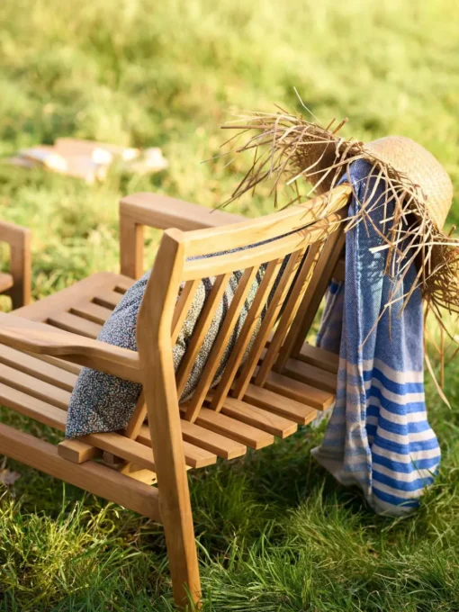 Tuin loungefauteuil Sammen van teakhout