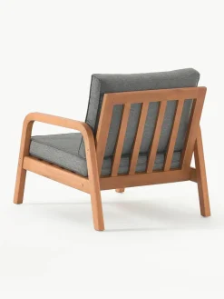 Tuin loungeset Bergen uit eucalyptushout, 4-delig