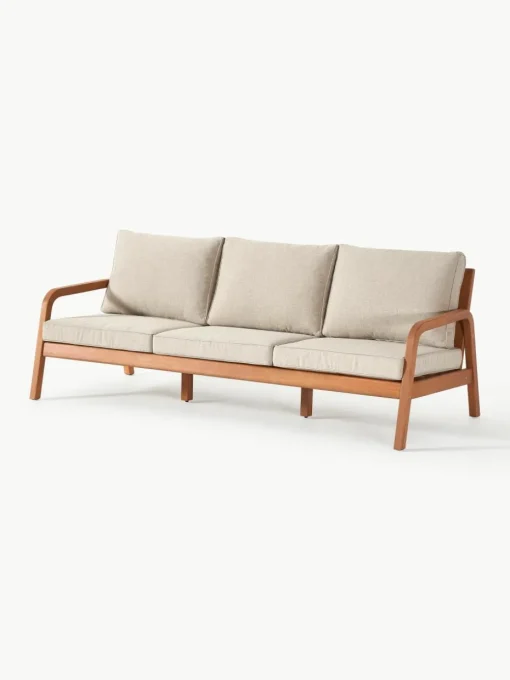 Tuin loungeset Bergen uit eucalyptushout, 4-delig
