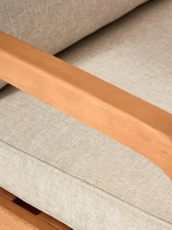 Tuin loungeset Bergen uit eucalyptushout, 4-delig