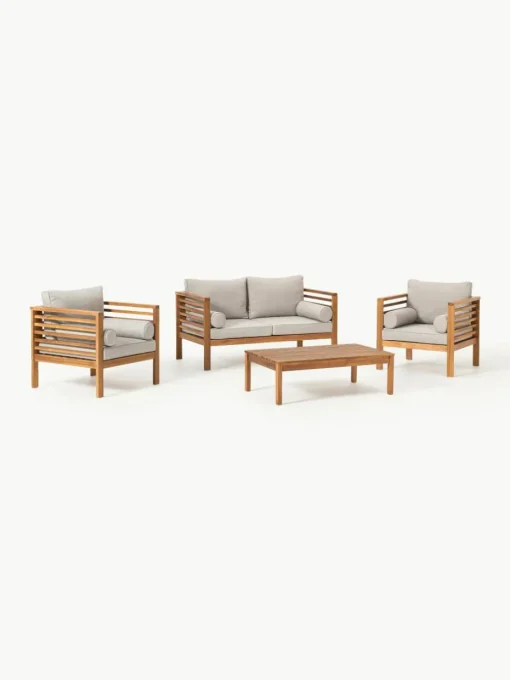 Tuin loungeset Bo, 4-delig