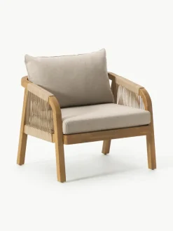Tuin loungeset Lu van acaciahout, 4-delig