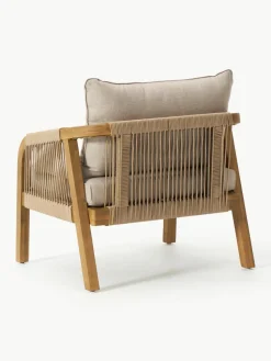 Tuin loungeset Lu van acaciahout, 4-delig