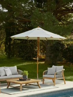 Tuin loungeset Lu van acaciahout, 4-delig