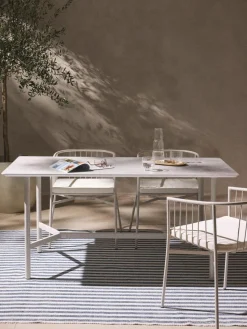 Tuineettafel Connor in marmerlook