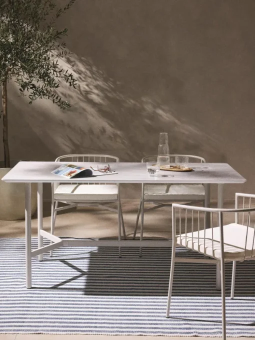 Tuineettafel Connor in marmerlook