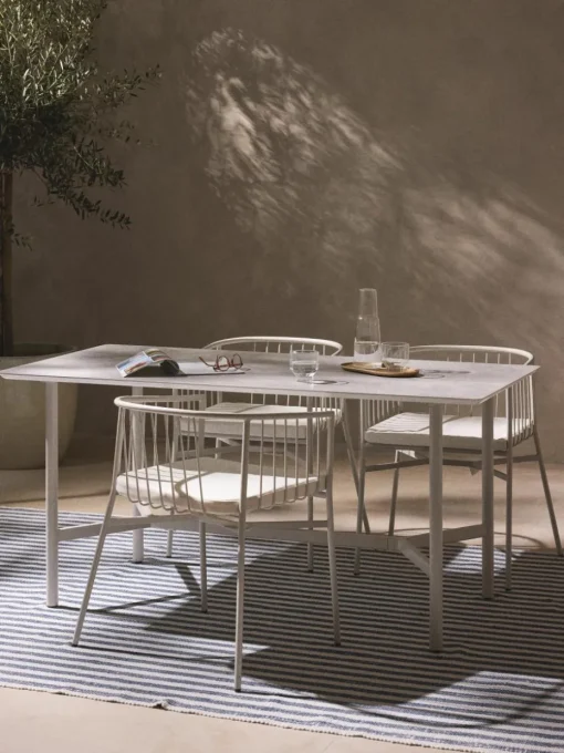 Tuineettafel Connor in marmerlook