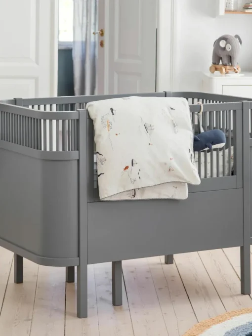 Uitschuifbaar babybedje Baby & Junior van berkenhout, 70 x 110/150 cm