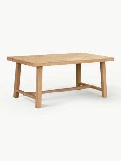 Uitschuifbare eettafel Brooklyn van eikenhout, in verschillende formaten