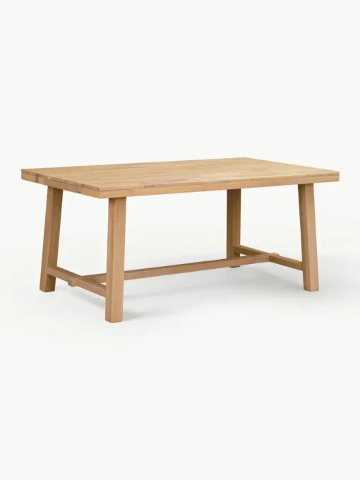 Uitschuifbare eettafel Brooklyn van eikenhout, in verschillende formaten