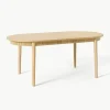 Uitschuifbare eettafel Calary, 180 - 230 x 92 cm