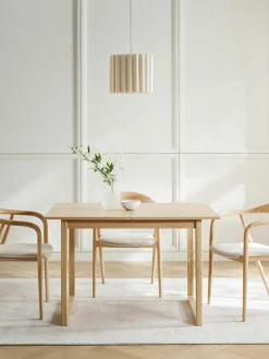 Uitschuifbare eettafel Calla, in verschillende formaten