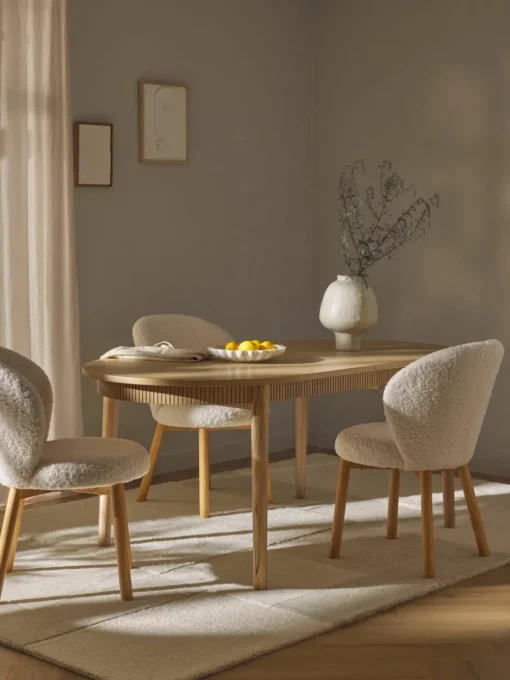 Uitschuifbare eettafel Calary, 180 - 230 x 92 cm