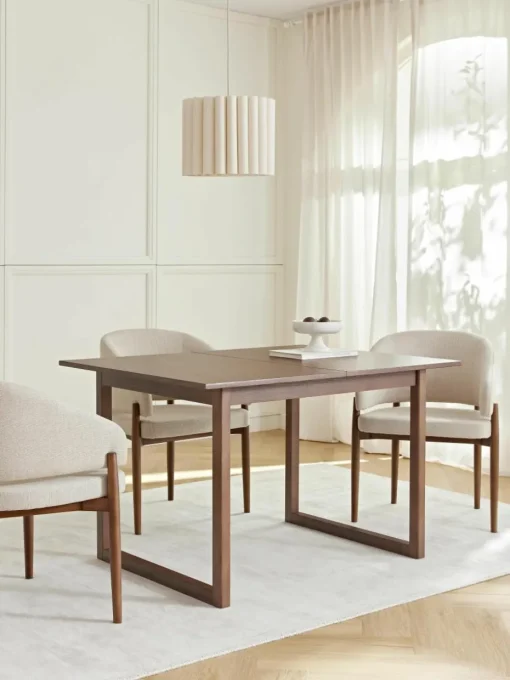 Uitschuifbare eettafel Calla, in verschillende formaten