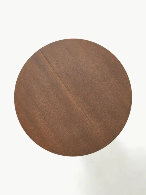 Uitschuifbare eettafel Filo met groefstructuur, 120 - 160 x 75 cm