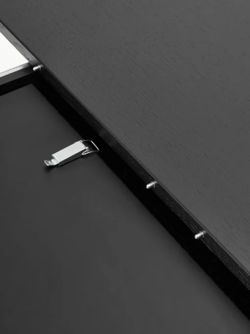 Uitschuifbare eettafel Filo met groefstructuur, 120 - 160 x 75 cm