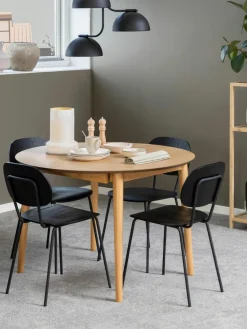 Uitschuifbare eettafel Montreux, Ø 115 - Ø 155 cm