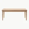 Uitschuifbare houten eettafel Eton, handgemaakt, 180 - 230 x 95 cm