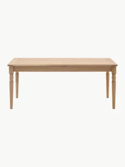 Uitschuifbare houten eettafel Eton, handgemaakt, 180 - 230 x 95 cm