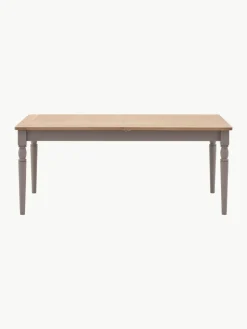 Uitschuifbare houten eettafel Eton, handgemaakt, 180 - 230 x 95 cm